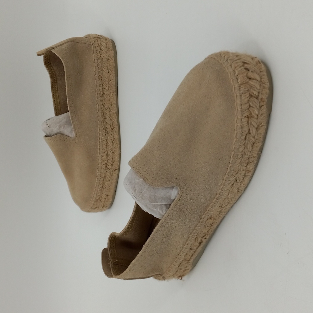 Manebi Double Sole Espadrilles  Hamptons Suede Nautical Rope Platform Size 38